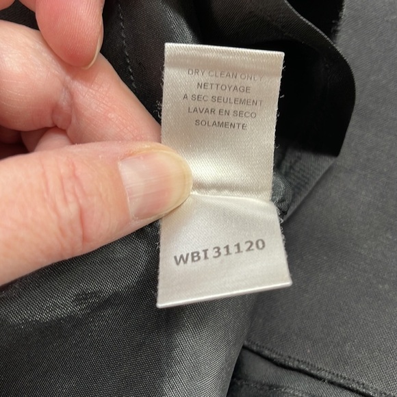 BCBGMaxazria Black Wool Fish Tail Pencil Skirt Size 2 - Picture 6 of 6